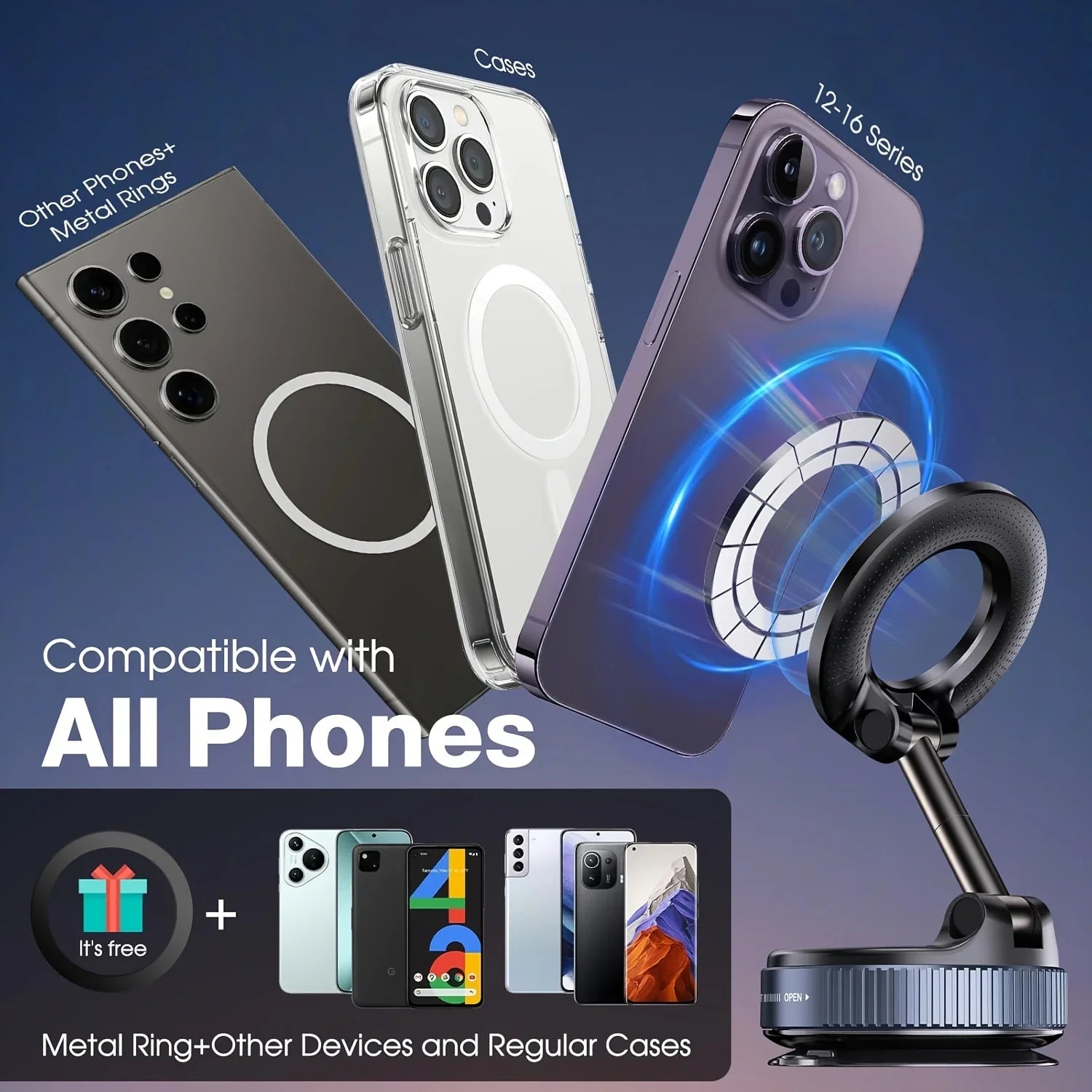 Viral Pocket Magnetic Phone Holder